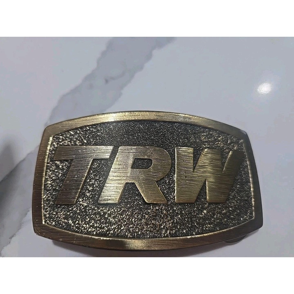 Vintage Men's Belt Buckle Aerospace & Automotive!!!! Great For Collectors!!!